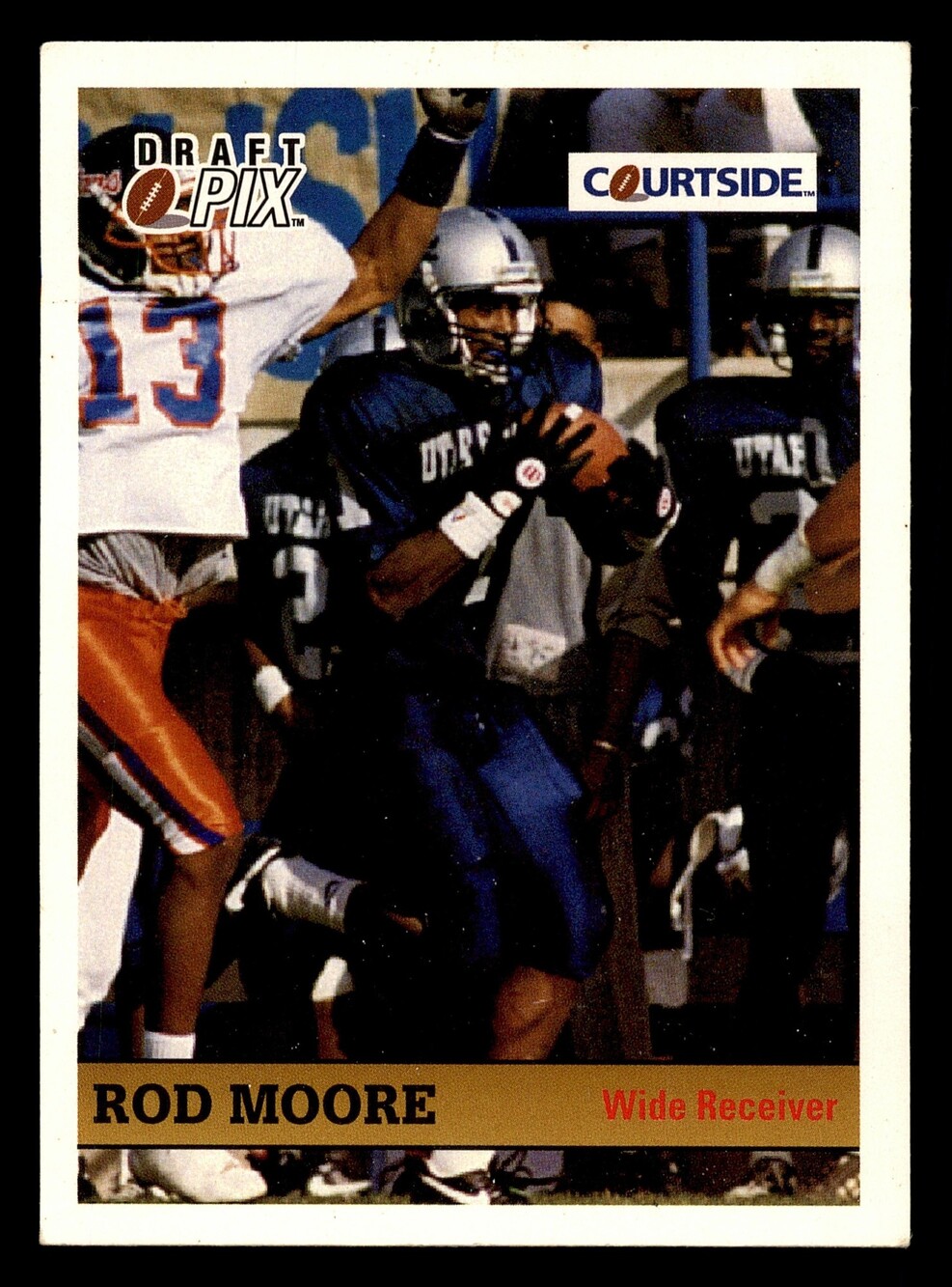 1992 Courtside Draft Pix #95 Rod Moore Football Card Vintage